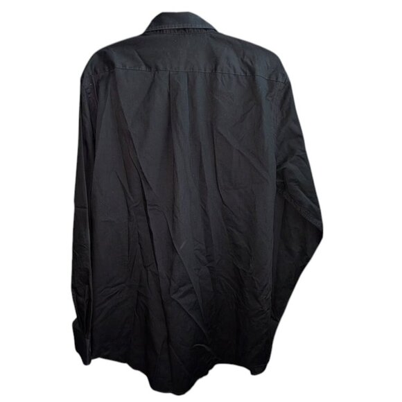 *3 FOR $9* Croft & Barrow Essentials Solid Long Sleeve Button Dress Shirt 16 1/2 - Picture 2 of 2